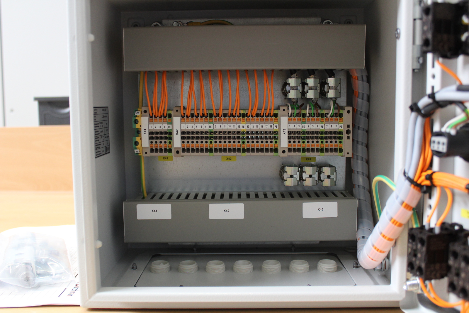 Control panel egg collection Oaklands house 1-3 top level